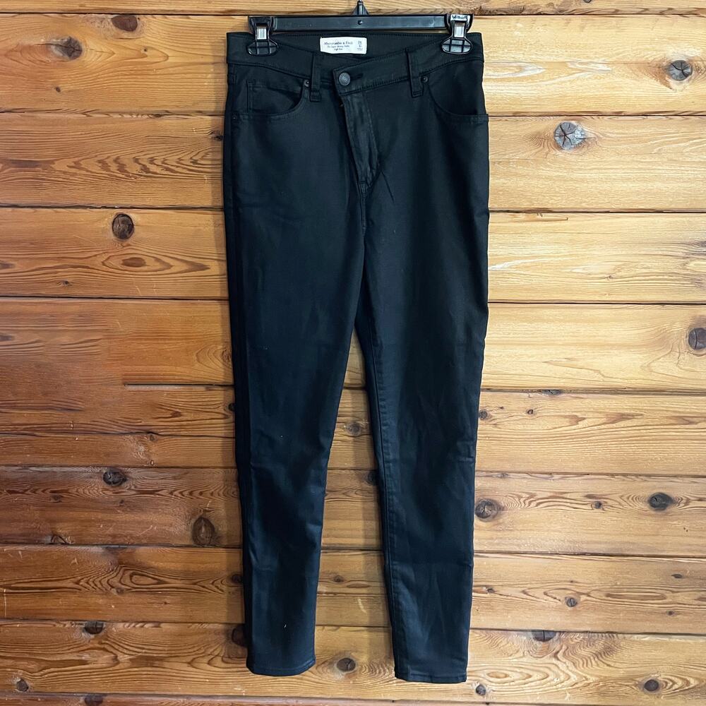 Abercrombie & Fitch Super Skinny Ankle Pants Black 28/6